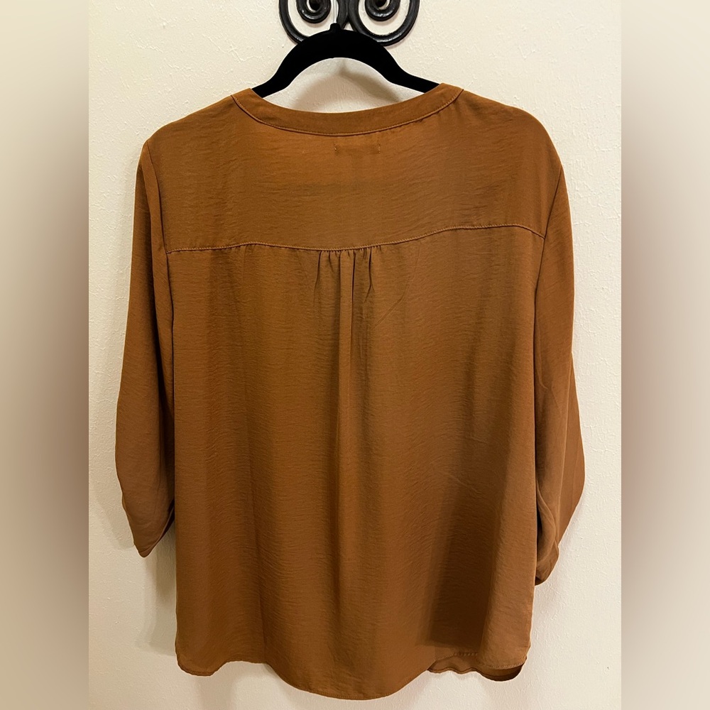 Maurices Rust Brown Blouse - Picture 5 of 5